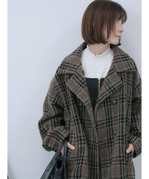 Samansa Mos2 blue（サマンサモスモスブルー）の「フリル衿ニットプルオーバー（ニット/セーター・レディース・ブラック/ブルー/オフホワイト・F）」の9枚目の写真