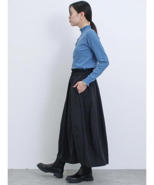 Samansa Mos2 blue（サマンサモスモスブルー）の「フリル衿ニットプルオーバー（ニット/セーター・レディース・ブラック/ブルー/オフホワイト・F）」の22枚目の写真