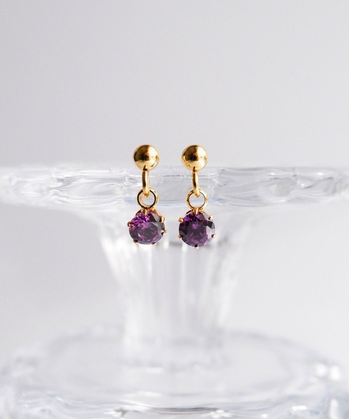 CERCA(チェルカ)の「SARINOHANA/キュービックジルコニアピアス/ゴールド/シルバー(ピアス(両耳用)・レディース・B/その他4/A/その他1/その他2/その他3/その他5/C/D/E・FREE)」の2枚目の写真
