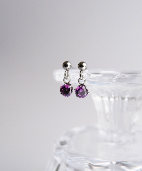 CERCA(チェルカ)の「SARINOHANA/キュービックジルコニアピアス/ゴールド/シルバー(ピアス(両耳用)・レディース・B/その他4/A/その他1/その他2/その他3/その他5/C/D/E・FREE)」の7枚目の写真