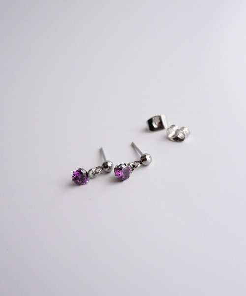 CERCA(チェルカ)の「SARINOHANA/キュービックジルコニアピアス/ゴールド/シルバー(ピアス(両耳用)・レディース・B/その他4/A/その他1/その他2/その他3/その他5/C/D/E・FREE)」の13枚目の写真