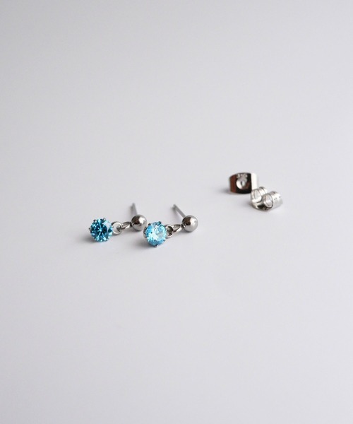 CERCA(チェルカ)の「SARINOHANA/キュービックジルコニアピアス/ゴールド/シルバー(ピアス(両耳用)・レディース・B/その他4/A/その他1/その他2/その他3/その他5/C/D/E・FREE)」の16枚目の写真