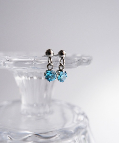 CERCA(チェルカ)の「SARINOHANA/キュービックジルコニアピアス/ゴールド/シルバー(ピアス(両耳用)・レディース・B/その他4/A/その他1/その他2/その他3/その他5/C/D/E・FREE)」の17枚目の写真