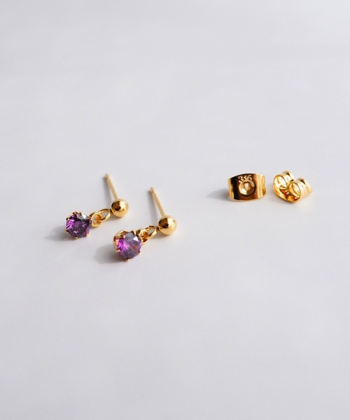 CERCA(チェルカ)の「SARINOHANA/キュービックジルコニアピアス/ゴールド/シルバー(ピアス(両耳用)・レディース・B/その他4/A/その他1/その他2/その他3/その他5/C/D/E・FREE)」の22枚目の写真