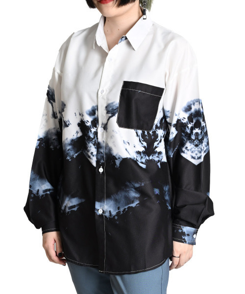 【MARAI】長袖 柄シャツ（シャツ/ブラウス）｜MARAI（マーライ）