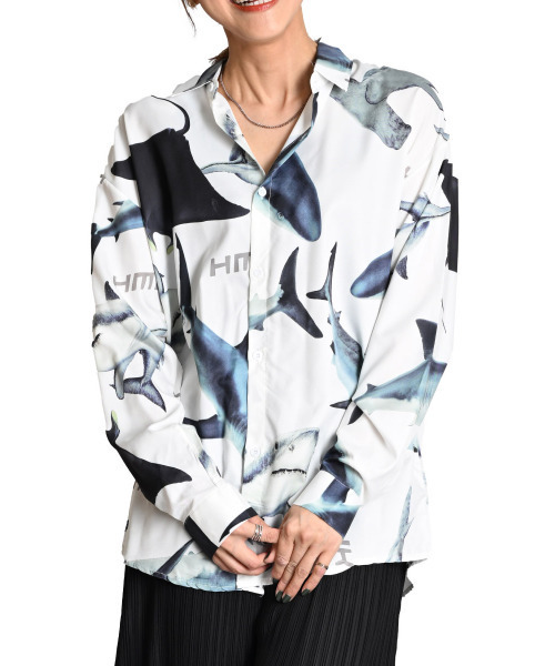 【MARAI】長袖 柄シャツ（シャツ/ブラウス）｜MARAI（マーライ）