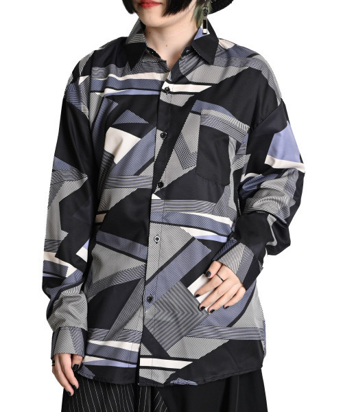 【MARAI】長袖 柄シャツ（シャツ/ブラウス）｜MARAI（マーライ）