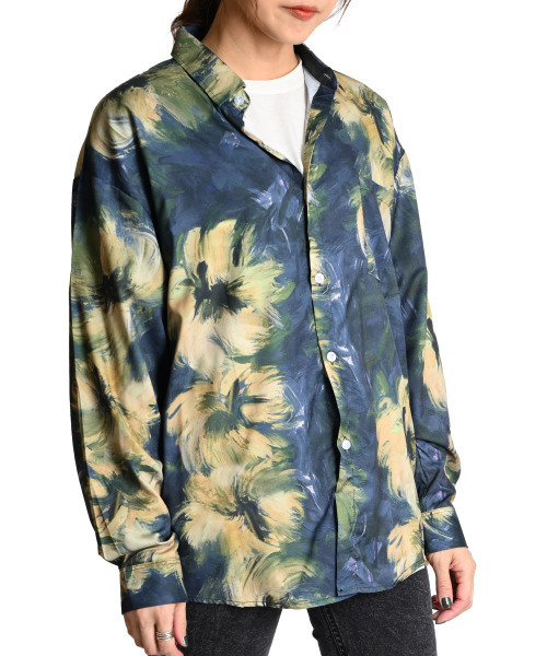 【MARAI】長袖 柄シャツ（シャツ/ブラウス）｜MARAI（マーライ）