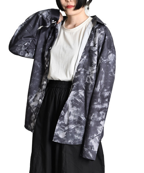 【MARAI】長袖 柄シャツ（シャツ/ブラウス）｜MARAI（マーライ）