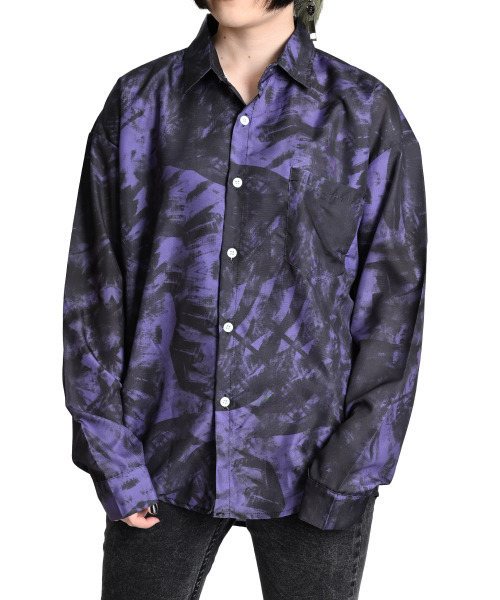 【MARAI】長袖 柄シャツ（シャツ/ブラウス）｜MARAI（マーライ）