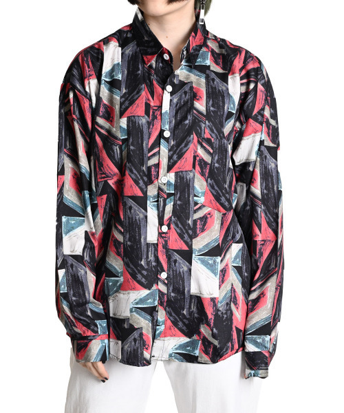 【MARAI】長袖 柄シャツ（シャツ/ブラウス）｜MARAI（マーライ） 5,643円