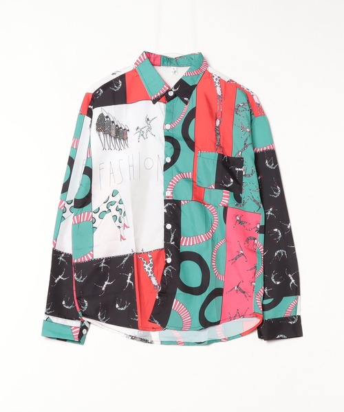 【MARAI】長袖 柄シャツ（シャツ/ブラウス）｜MARAI（マーライ）