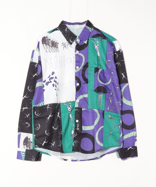 【MARAI】長袖 柄シャツ（シャツ/ブラウス）｜MARAI（マーライ）