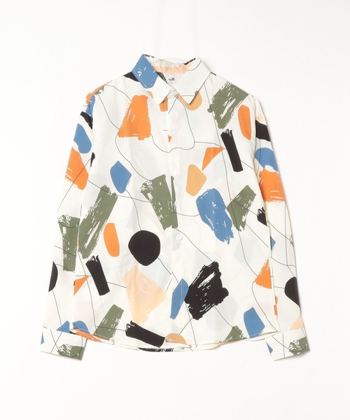 【MARAI】長袖 柄シャツ（シャツ/ブラウス）｜MARAI（マーライ）