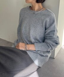 ラメシャギードルマンニット