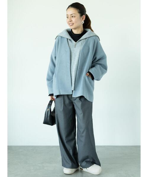 Lugnoncure（ルノンキュール）の「◎ウエストドロストルーズパンツ（その他パンツ・レディース・ブラック/グレー/ダークブラウン・F）」の10枚目の写真