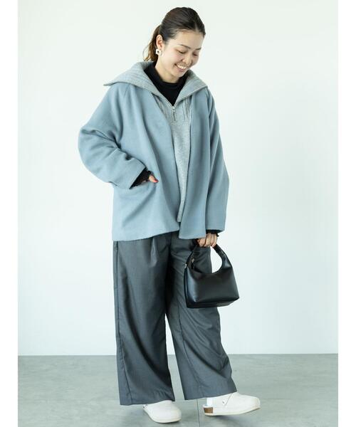 Lugnoncure（ルノンキュール）の「◎ウエストドロストルーズパンツ（その他パンツ・レディース・ブラック/グレー/ダークブラウン・F）」の11枚目の写真