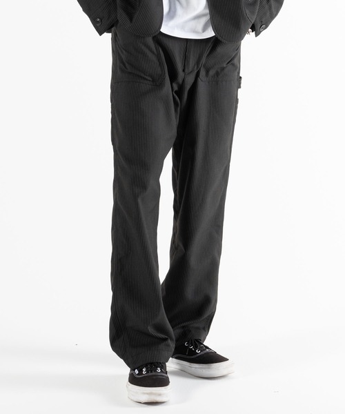 BEDWIN & THE HEARTBREAKERS(ベドウィン アンド ザ ハートブレイカーズ)の「10L PAINTER PANTS "WALTZ"(その他パンツ・メンズ・ストライプ/ブラック・LARGE/MEDIUM)」の2枚目の写真