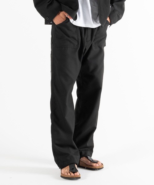BEDWIN & THE HEARTBREAKERS(ベドウィン アンド ザ ハートブレイカーズ)の「10L PAINTER PANTS "WALTZ"(その他パンツ・メンズ・ストライプ/ブラック・LARGE/MEDIUM)」の1枚目の写真