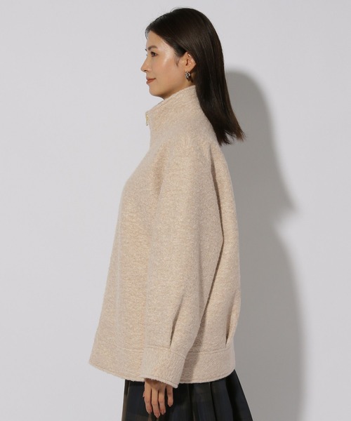 Elura（エルーラ）の「カーリーシャギーZIPブルゾン/234746（その他アウター・レディース・ライトベージュ/ブラウン系その他・MEDIUM/LARGE）」の14枚目の写真