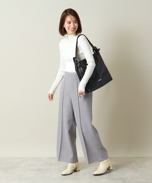 ITS'DEMO（イッツデモ）の「◆【A4対応】2WAYリュック（バックパック/リュック・レディース・シルバー/ブラック/ナチュラル/ボルドー・00）」の8枚目の写真