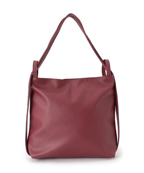 ITS'DEMO（イッツデモ）の「◆【A4対応】2WAYリュック（バックパック/リュック・レディース・シルバー/ブラック/ナチュラル/ボルドー・00）」の17枚目の写真