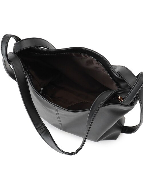 ITS'DEMO（イッツデモ）の「◆【A4対応】2WAYリュック（バックパック/リュック・レディース・シルバー/ブラック/ナチュラル/ボルドー・00）」の21枚目の写真