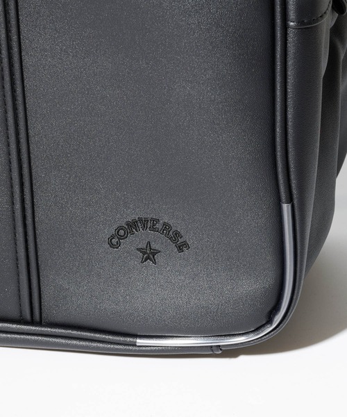 CONVERSE(コンバース)の「【CONVERSE】SCHOOL FAKE LEATHER BAG/スクールバッグ/スクバ/カバン/肩掛け/斜め掛け/コンバース(ショルダーバッグ・レディース・ブラウン/ブラック・FREE)」の10枚目の写真