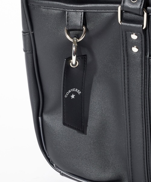 CONVERSE(コンバース)の「【CONVERSE】SCHOOL FAKE LEATHER BAG/スクールバッグ/スクバ/カバン/肩掛け/斜め掛け/コンバース(ショルダーバッグ・レディース・ブラウン/ブラック・FREE)」の11枚目の写真