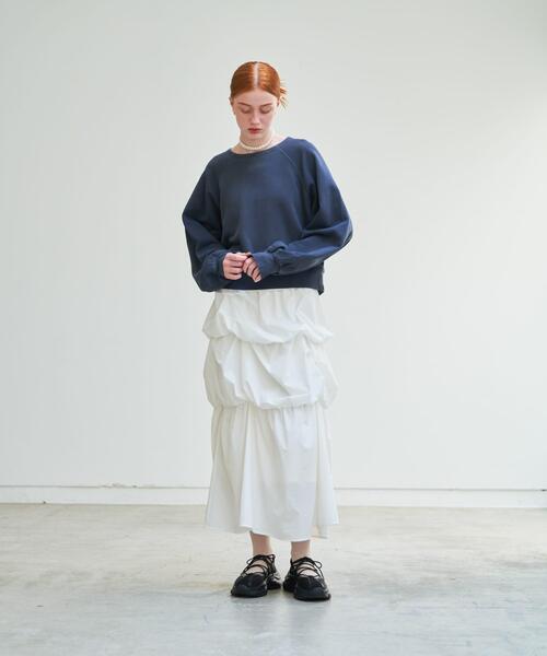 SENSE OF PLACE by URBAN RESEARCH(センスオブプレイスバイアーバンリサーチ)の「ピグメントクロップドスウェット(スウェット・レディース・ピンク/ネイビー/チャコールグレー/アイボリー・ONE)」の6枚目の写真