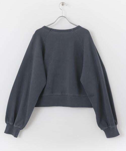 SENSE OF PLACE by URBAN RESEARCH(センスオブプレイスバイアーバンリサーチ)の「ピグメントクロップドスウェット(スウェット・レディース・ピンク/ネイビー/チャコールグレー/アイボリー・ONE)」の9枚目の写真
