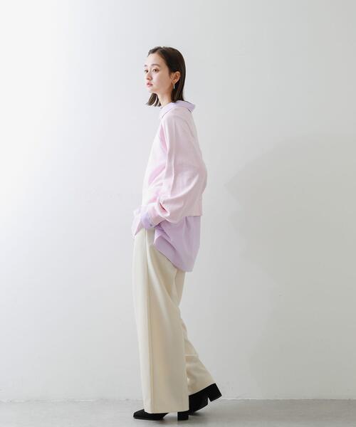 SENSE OF PLACE by URBAN RESEARCH(センスオブプレイスバイアーバンリサーチ)の「ピグメントクロップドスウェット(スウェット・レディース・ピンク/ネイビー/チャコールグレー/アイボリー・ONE)」の20枚目の写真