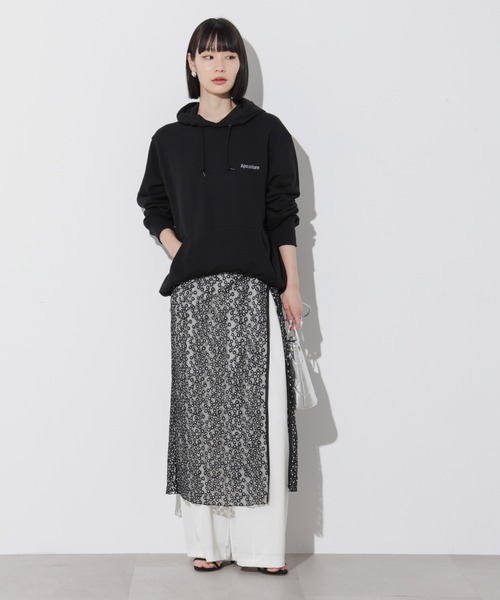 Apo(s)ture(アポスチャー)の「Apo(s)tureロゴスウェットパーカー(パーカー・メンズ・ブラック/ホワイト/グレー・XL/L/M/S)」の21枚目の写真