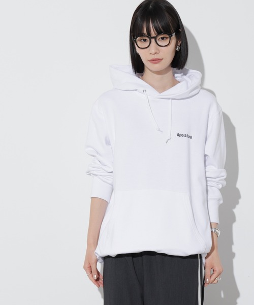 Apo(s)ture(アポスチャー)の「Apo(s)tureロゴスウェットパーカー(パーカー・メンズ・ブラック/ホワイト/グレー・XL/L/M/S)」の11枚目の写真