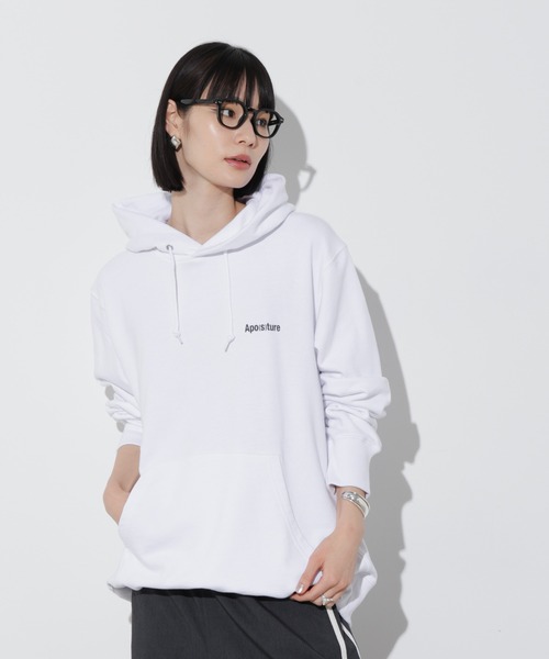 Apo(s)ture(アポスチャー)の「Apo(s)tureロゴスウェットパーカー(パーカー・メンズ・ブラック/ホワイト/グレー・XL/L/M/S)」の12枚目の写真