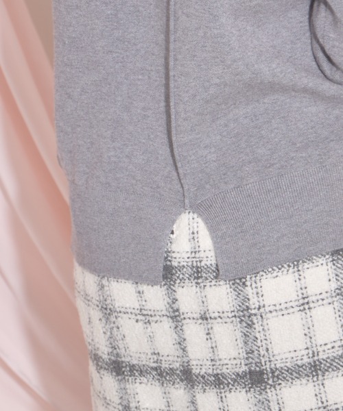 【ZOZO限定】パール×ビジューAMOREロゴニット（ニット/セーター）｜tocco closet（トッコ クローゼット）