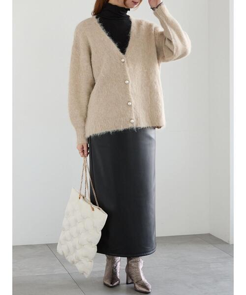 Te chichi（テチチ）の「袖ラメチュールシャーリングインナー（Tシャツ/カットソー・レディース・グレー/ブラック/オフホワイト・F）」の6枚目の写真