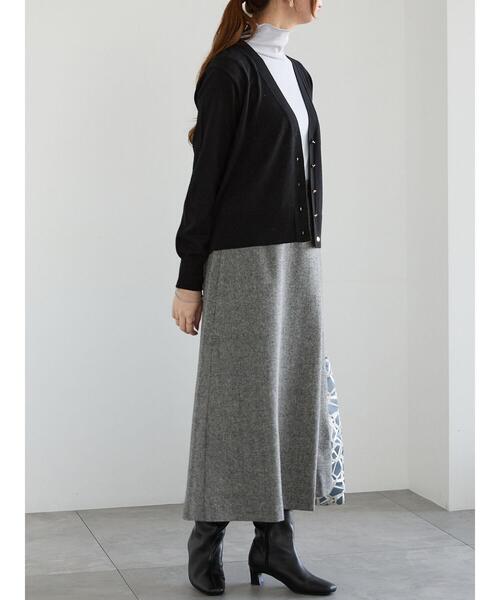 Te chichi（テチチ）の「袖ラメチュールシャーリングインナー（Tシャツ/カットソー・レディース・グレー/ブラック/オフホワイト・F）」の12枚目の写真