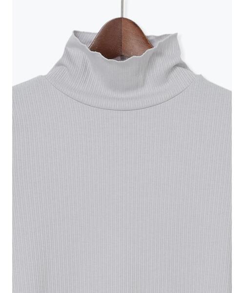 Te chichi（テチチ）の「袖ラメチュールシャーリングインナー（Tシャツ/カットソー・レディース・グレー/ブラック/オフホワイト・F）」の17枚目の写真