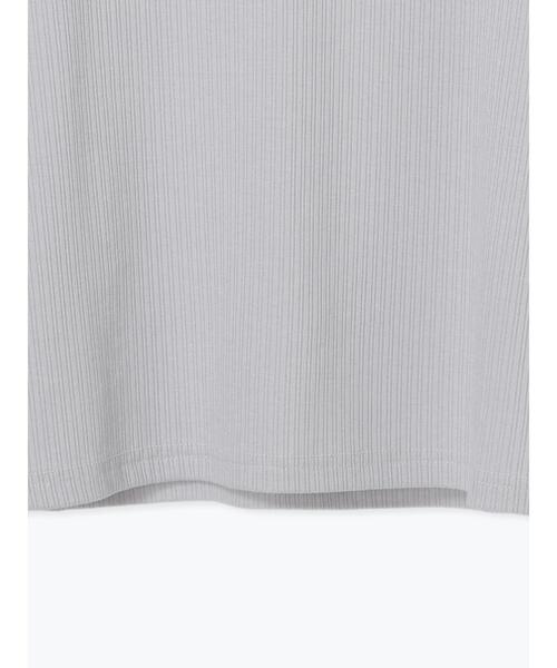 Te chichi（テチチ）の「袖ラメチュールシャーリングインナー（Tシャツ/カットソー・レディース・グレー/ブラック/オフホワイト・F）」の19枚目の写真