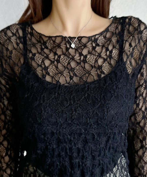tシャツ レースボートネックウエストマークトップス レディース Rashik tシャツ ボートネックトップス レディース : ZOZOTOWN