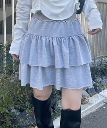 [mline]スウェットティアードスカパン
