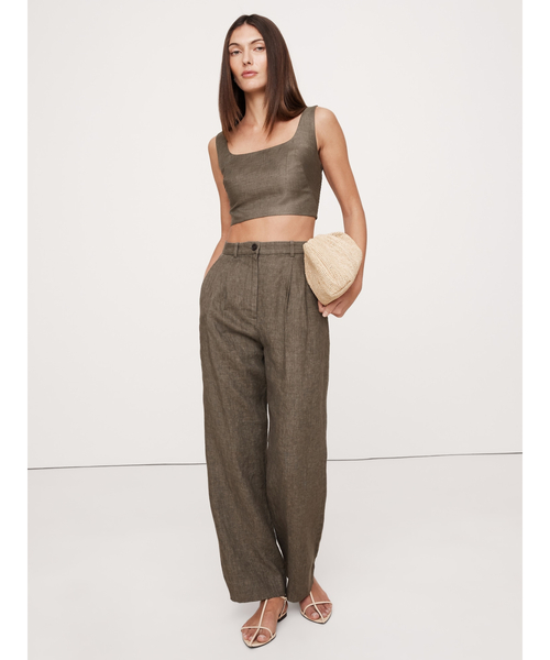 2着セット Banana Republic Sirolo リネン パンツ メンズ