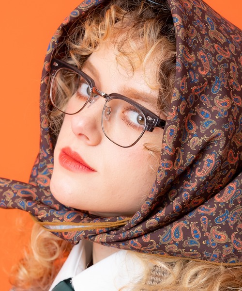 an meets zakka レトロブローメガネ / 伊達眼鏡 クリアレンズ メンズ