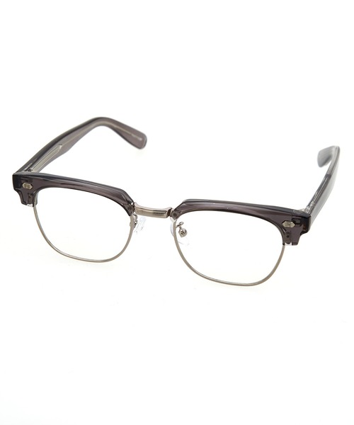 an meets zakka レトロブローメガネ / 伊達眼鏡 クリアレンズ メンズ