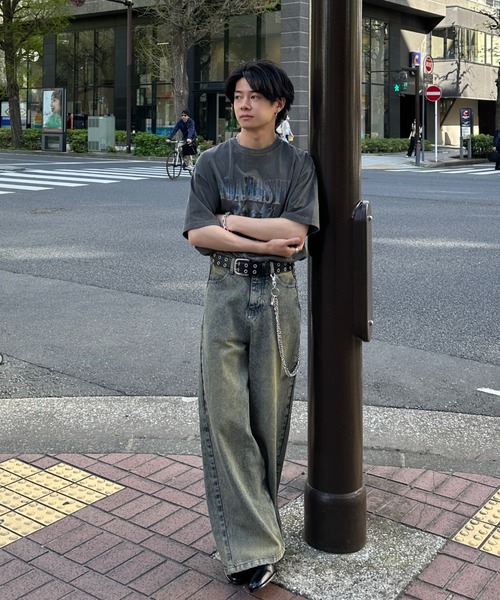 ADAMASTE（アダマスト）の「12oz semi flare denim pants - 12オンスセミフレアデニムパンツ（デニムパンツ・メンズ・ブルー/ライトグレー・MEDIUM/LARGE）」の16枚目の写真