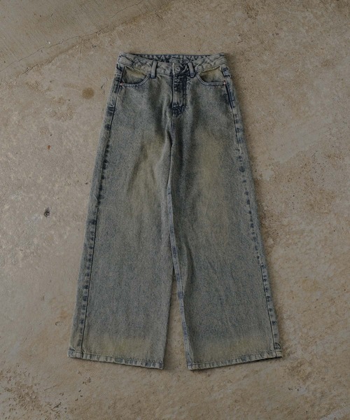 ADAMASTE（アダマスト）の「12oz semi flare denim pants - 12オンスセミフレアデニムパンツ（デニムパンツ・メンズ・ブルー/ライトグレー・MEDIUM/LARGE）」の21枚目の写真