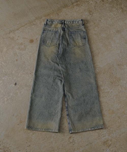 ADAMASTE（アダマスト）の「12oz semi flare denim pants - 12オンス