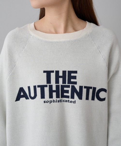 PUAL CE CIN（ピュアルセシン）の「ジャガードロゴニットプルオーバー（ニット/セーター・レディース・グレー/ライトベージュ/アイボリー・FREE）」の15枚目の写真