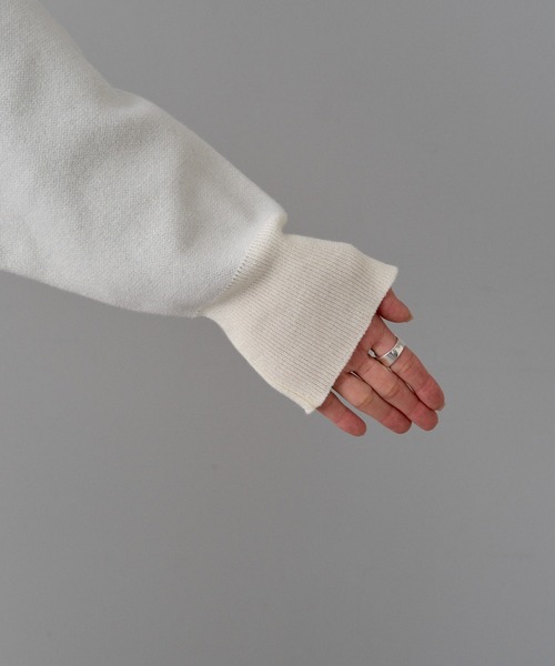 PUAL CE CIN（ピュアルセシン）の「ジャガードロゴニットプルオーバー（ニット/セーター・レディース・グレー/ライトベージュ/アイボリー・FREE）」の16枚目の写真